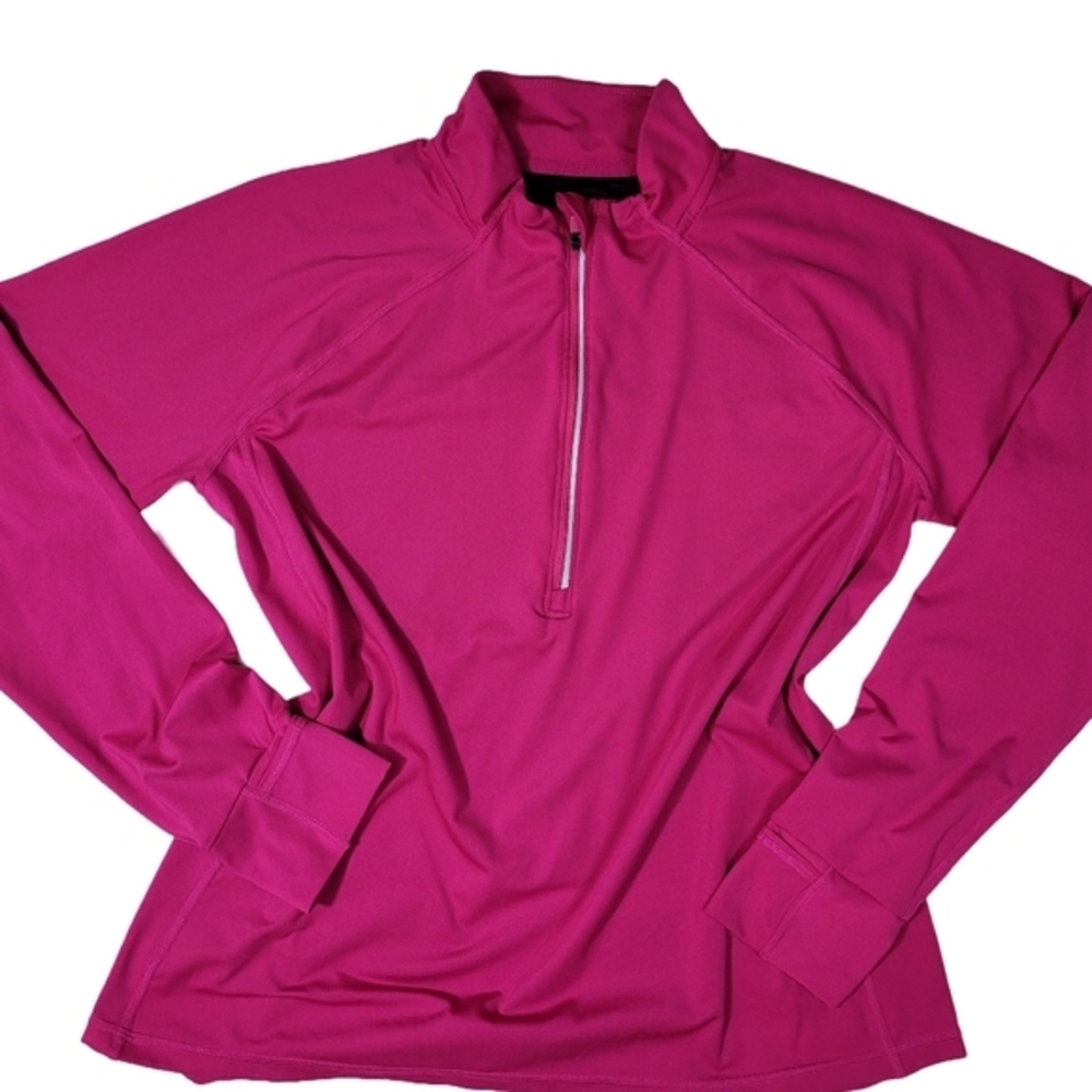 Women's Pink Quarter-Zip Top